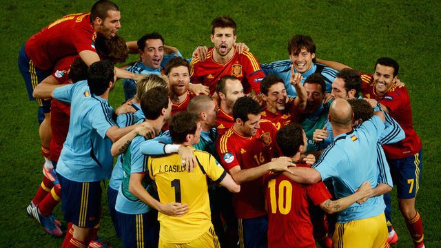 Spain in UEFA finals