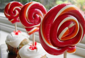 Candy on a stick top- Lollipop