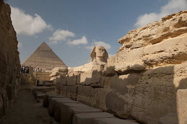 Sphinx-pyramids