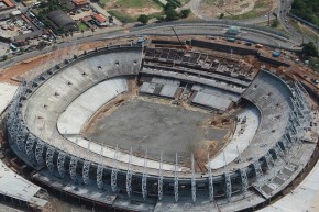 Castelao Arena under renovation