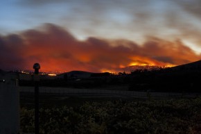Bushfire in Tasmania