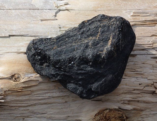 A piece of coal