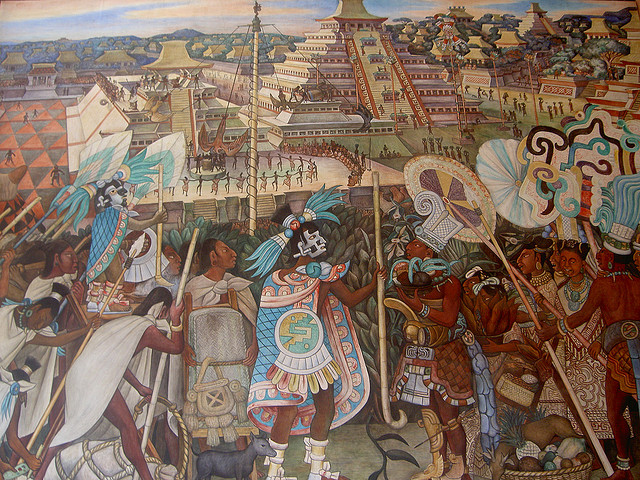Mayan mural