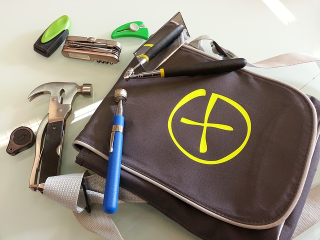 Tools used for a treasure hunt