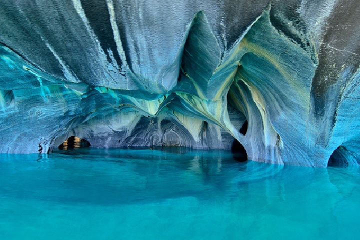 The marble cave, Patagonia