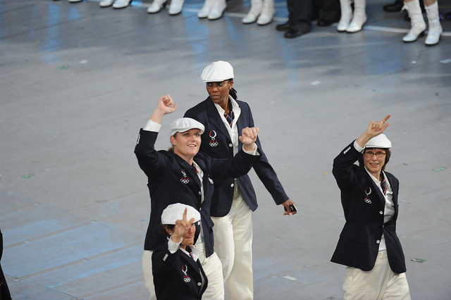 Olympics Ceremony Athletes Entering