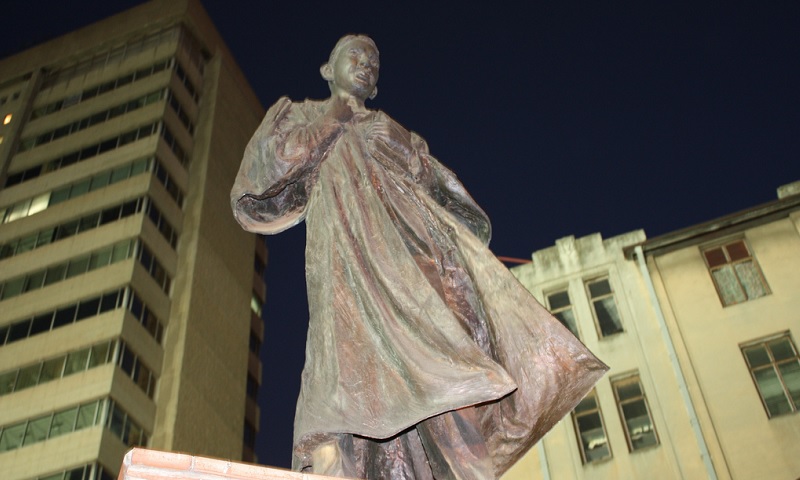 Statue of Mahatma Gandhi - Gandhi Square, Johannesburg, South Africa