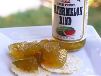 Pickled watermelon rind