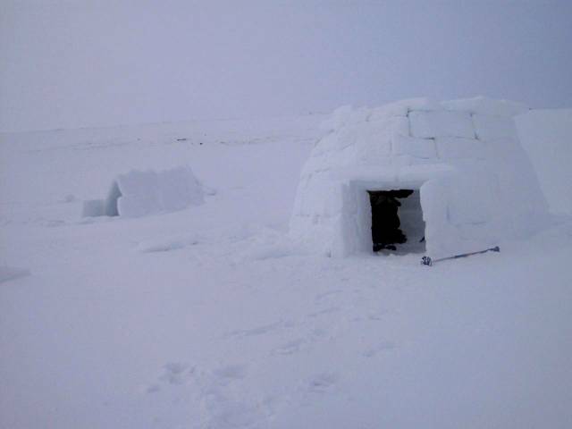 eskimos and igloos and snow and ice