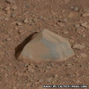 The rock that will be curiosity's target