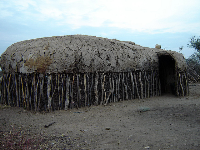 A Masaai house