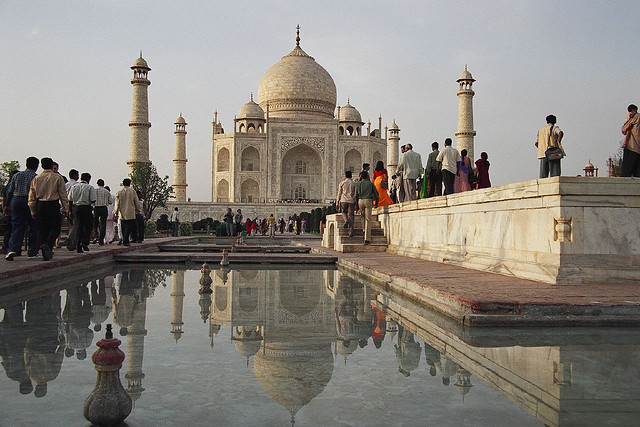 Reflection of Taj Mahal 