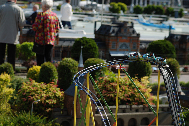 Roller coaster at madurodam