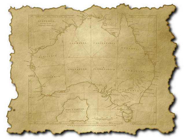Map of Australia 1838