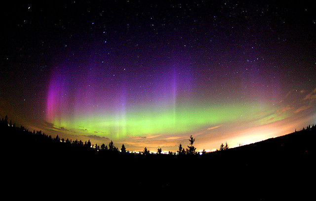 rainbows at night