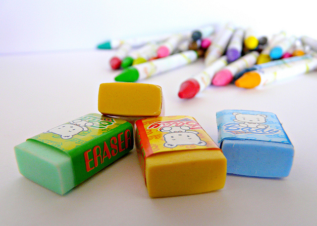 How do erasers work?
