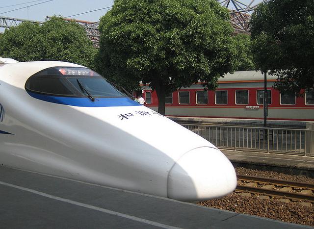 A Bullet train in China