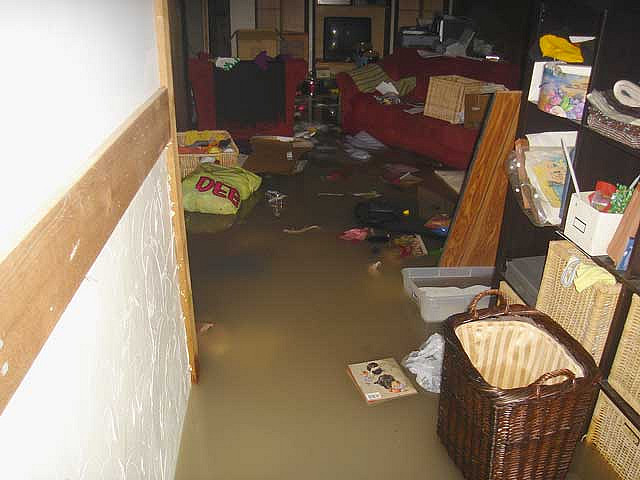Hurricane Sandy had flooded the basement