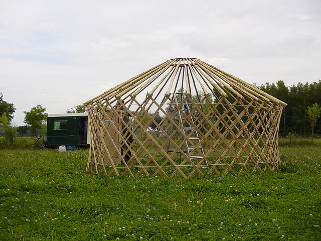 Frame of a Yurt