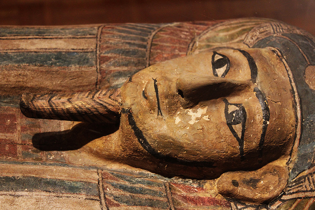 A mummy from the Mabee-Gerrer Museum of Art, Oklahoma.