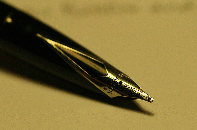 The shiny old pen