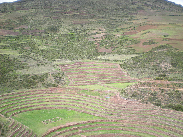 circular terraces of Peru