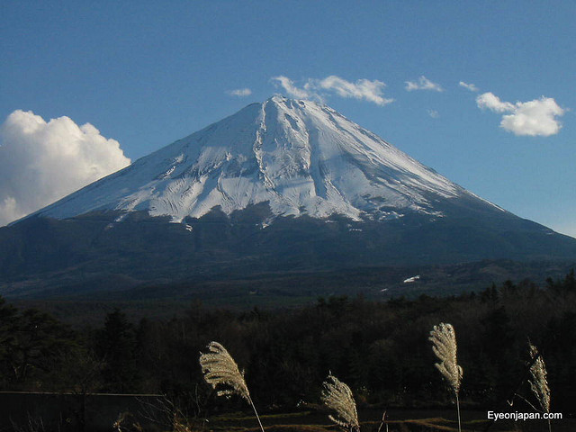 Symmetrical cone of Mt. Fuji