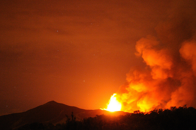 Mt. Etna Spews Lava