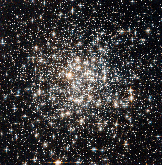 Herschel Telescope captures a cluster of stars