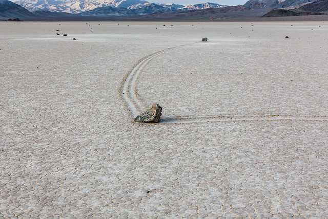 Sailing Stones at the Racetrack Playa