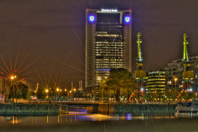 Buenos Aires at night