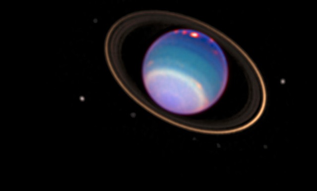 Uranus in infra red light