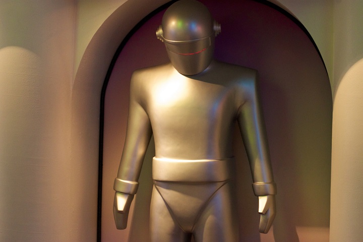 Humanoid robot Gort, on display at the Robot Hall of Fame