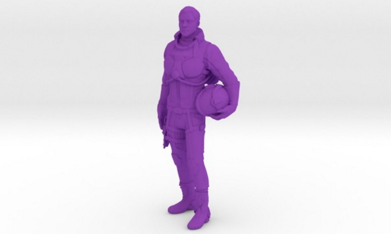 A figurine, printed from a 3D printer