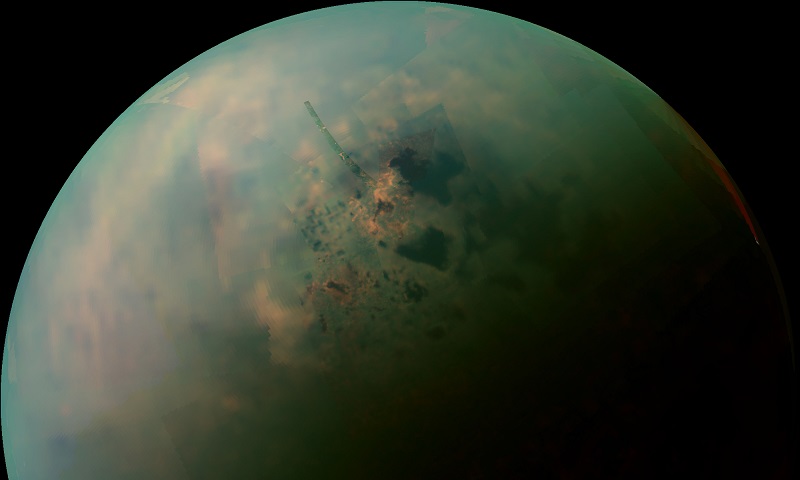 Titan's lakes around its North pole