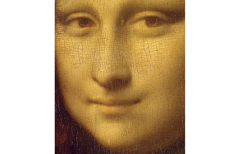 Mona Lisa apperas to be having no eyebrows or lashes, Image Credit: Flickr User The Public Domain Review, via CCMona Lisa apperas to be having no eyebrows or lashes, Image Credit: Flickr User The Public Domain Review, via CC
