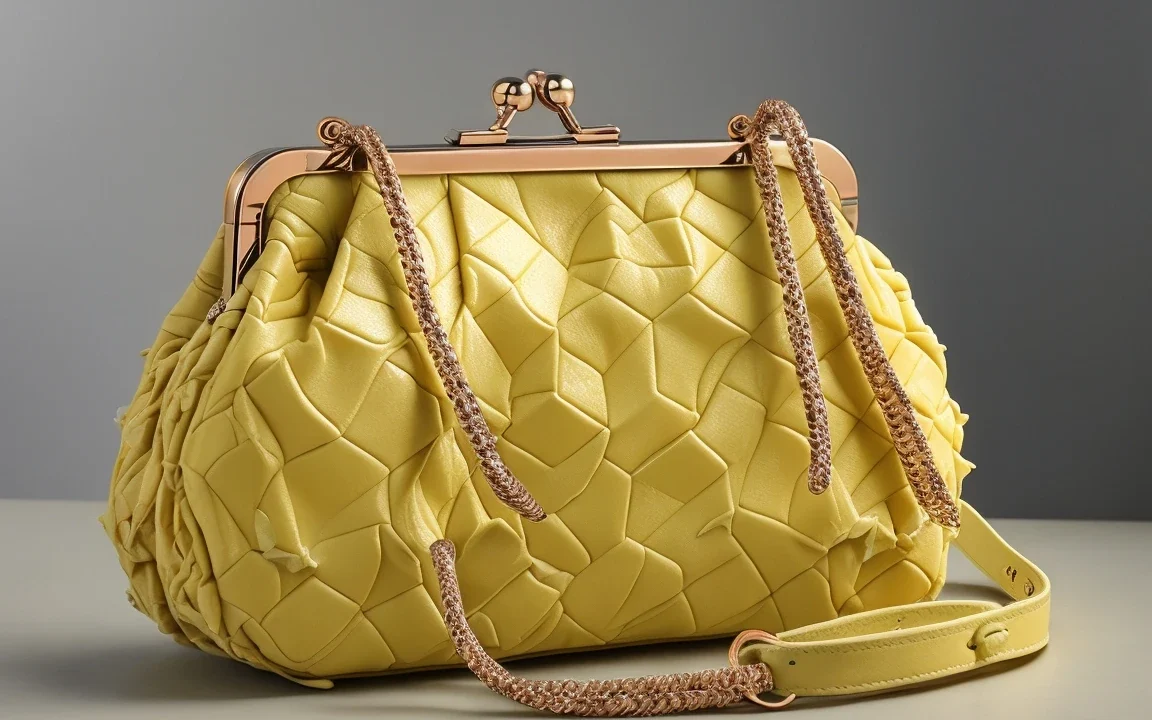 Pineapple leather bag